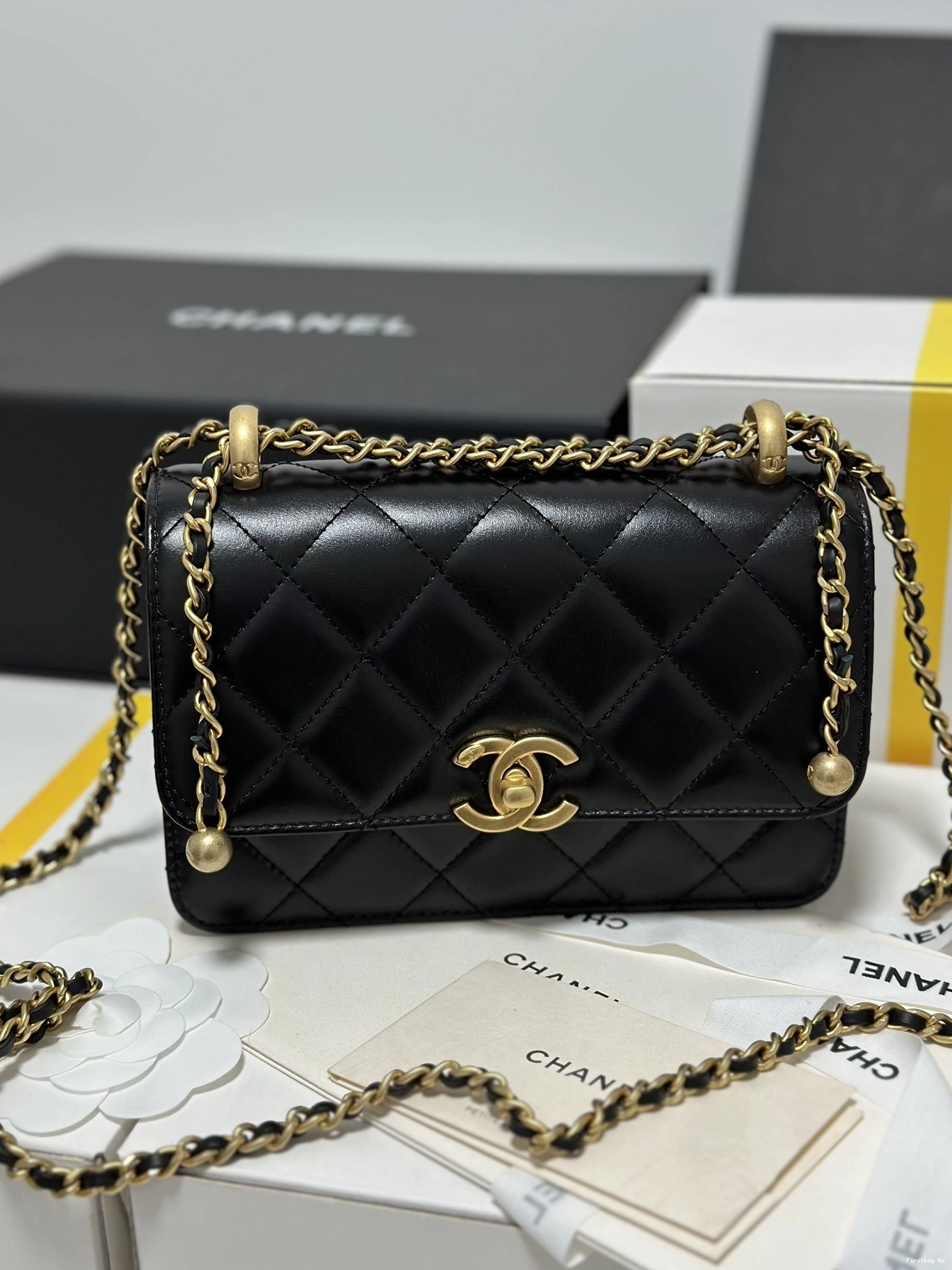 First Bag Ru FLAP -12X19X8CM BAG CHANEL 0816